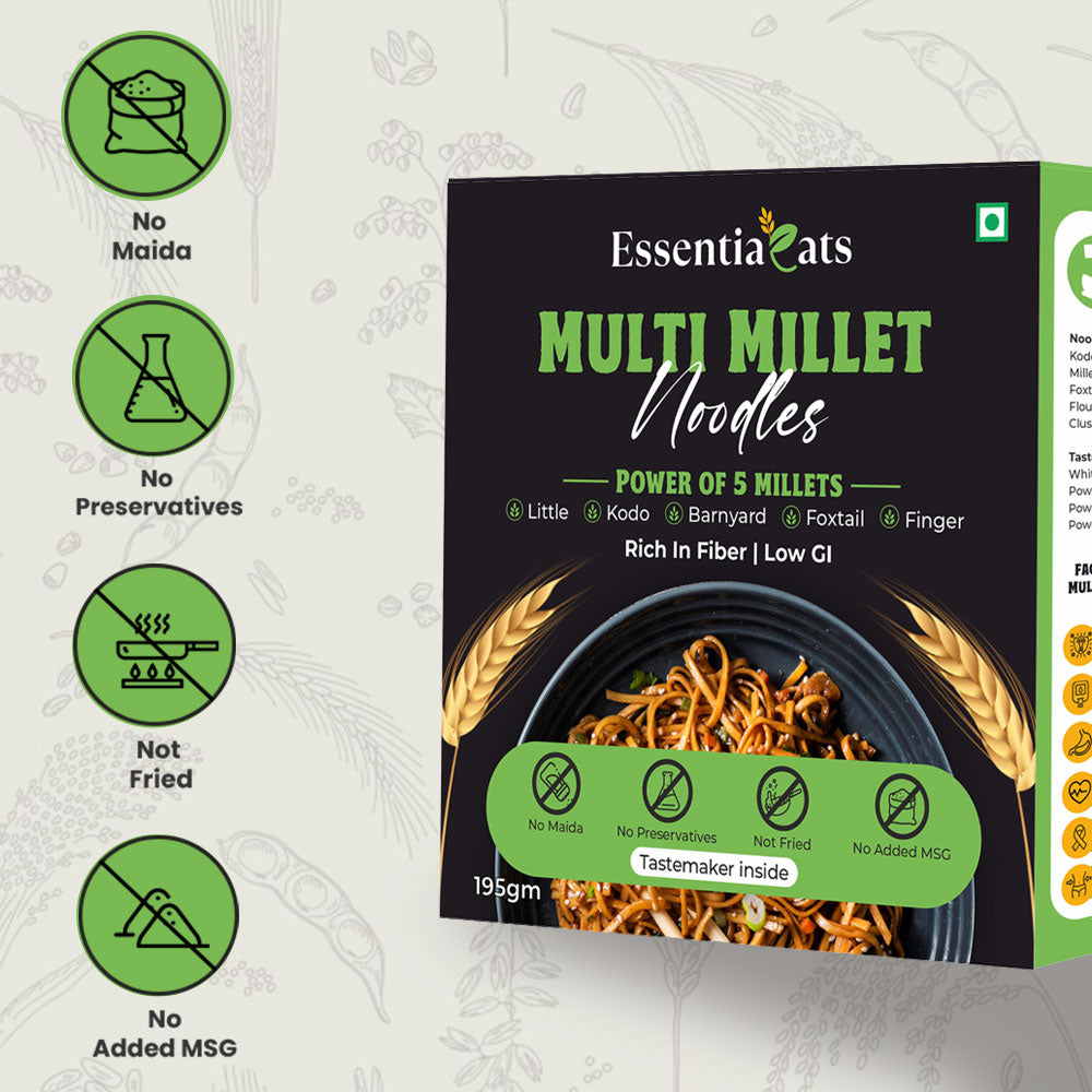 Multi-Millet Noodles (2 Packs) - 390gm